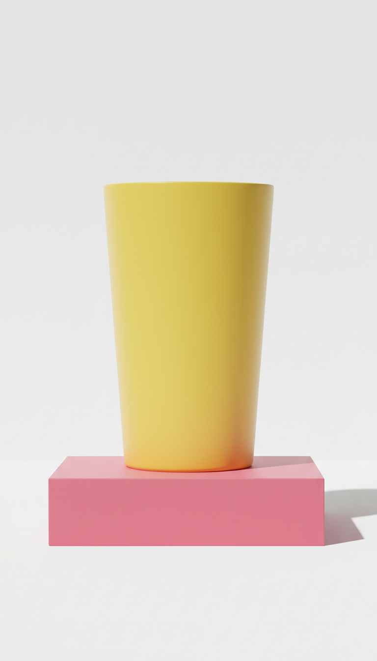 Tumbler in Signal Yellow