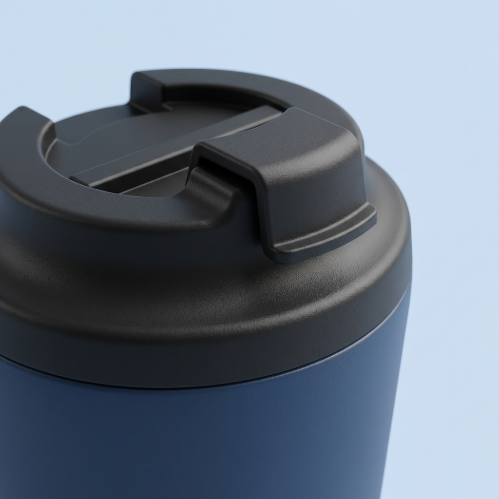 Aqua rush flip-top travel mug