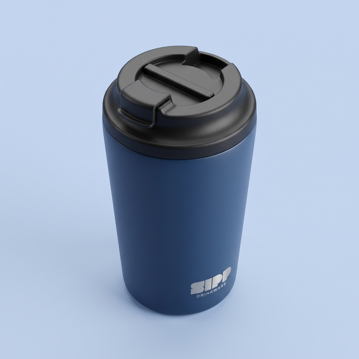 Aqua rush flip-top travel mug