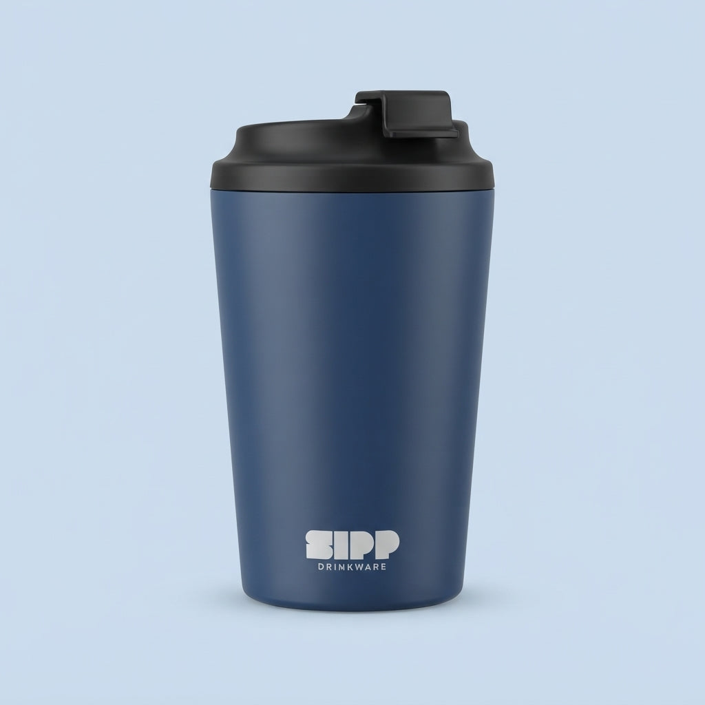 Aqua rush flip-top travel mug